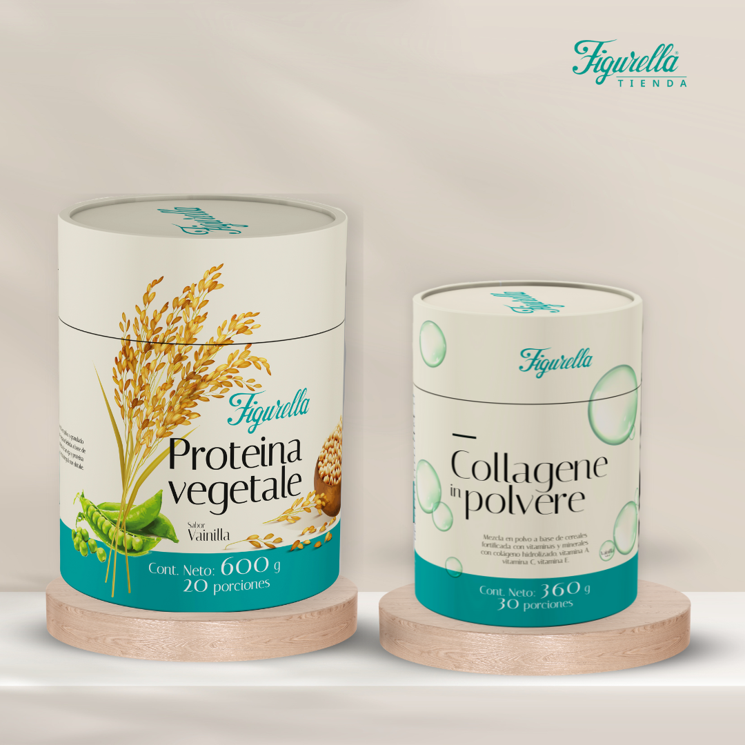 Fuerza y Belleza – Proteína Vegetal + Colágeno Figurella