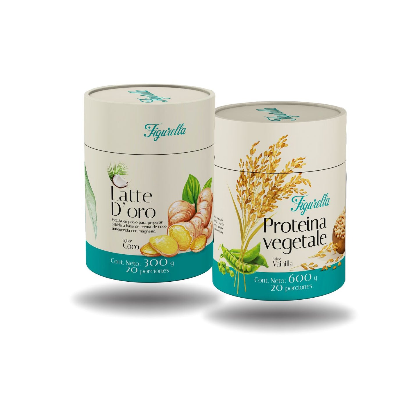 Dorado Despertar – Proteína Vegetal + Golden Milk Figurella