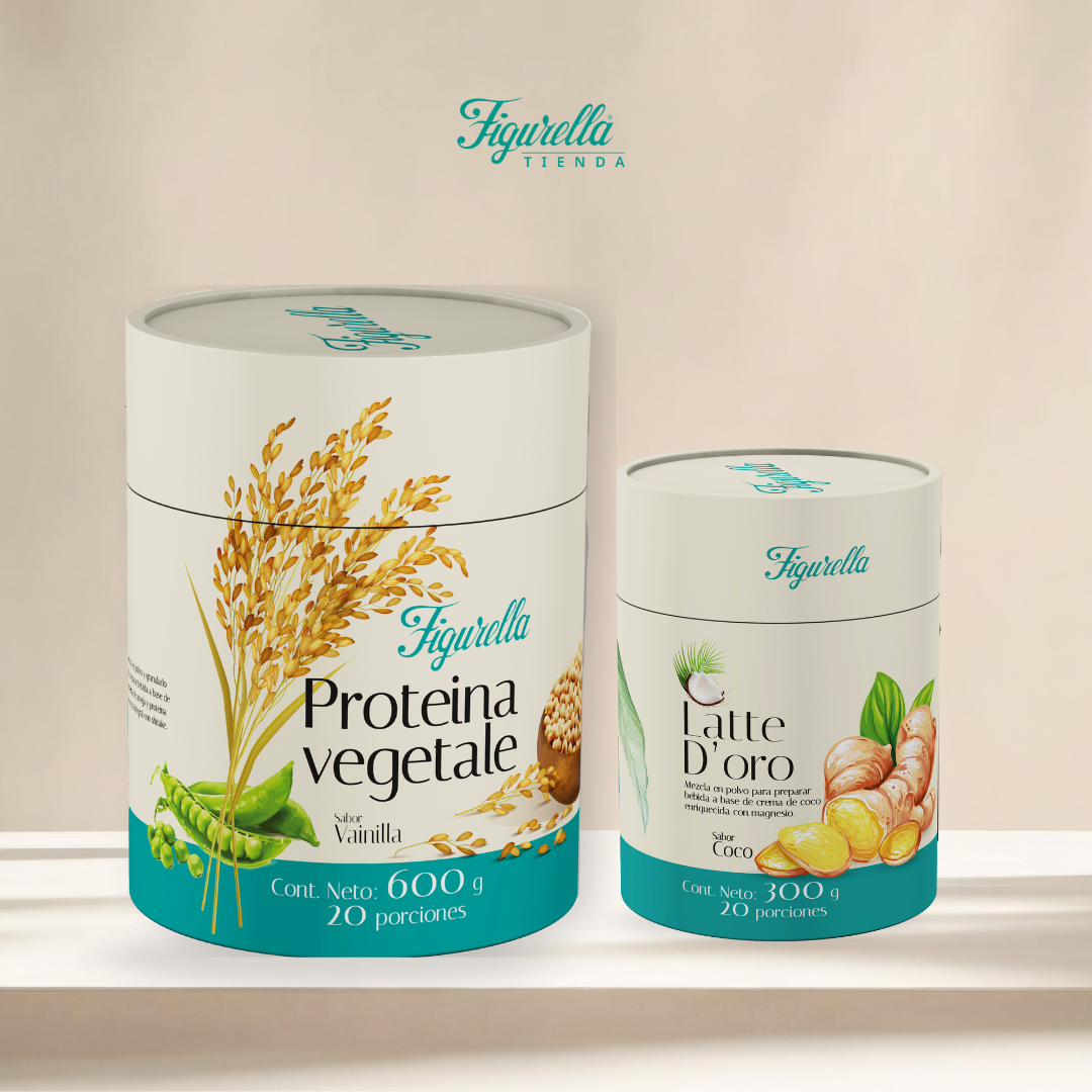 Dorado Despertar – Proteína Vegetal + Golden Milk Figurella